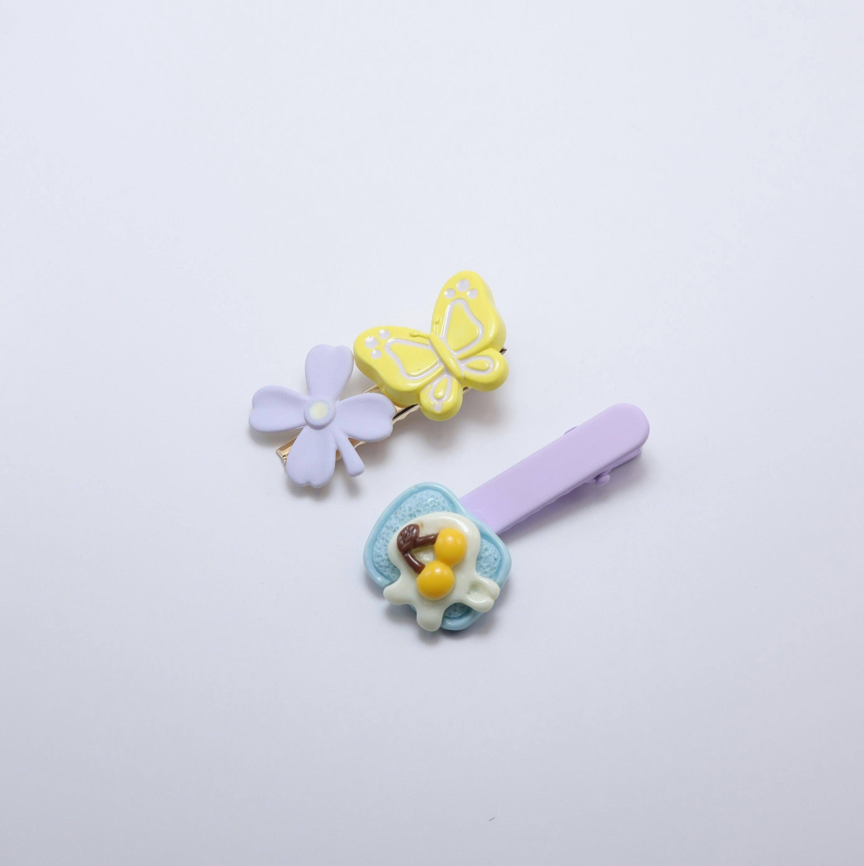 Sugar & Spice Hair Clips (Set of 2)