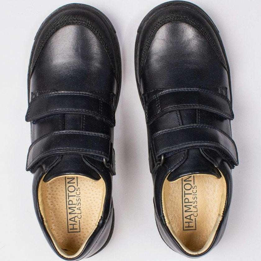 Hampton Classics Jack School Shoes in Black