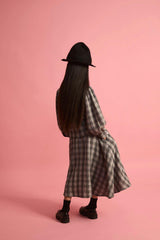 Check Bow Blouse