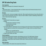 Sheer Moisturizing SPF Lotion