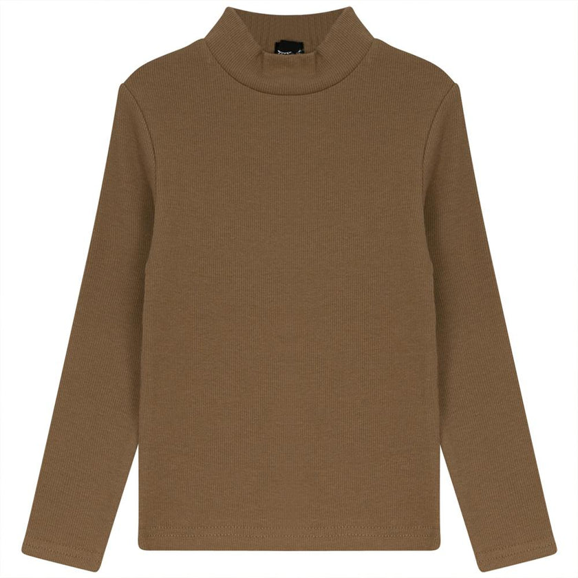 Rib Basic Henley Top
