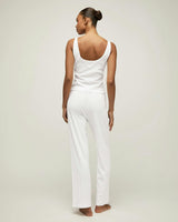 Women's Pointelle Tank in White