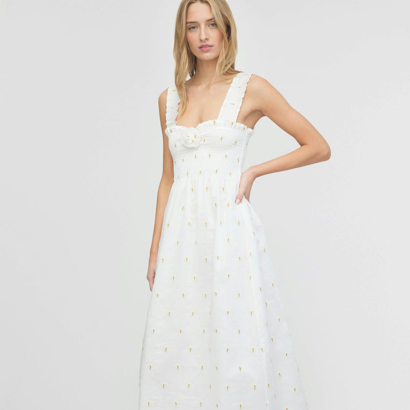 The Rosetta Nap Dress - Daisy Organza