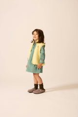 Shirtdress in Teal Tambourine Corduroy