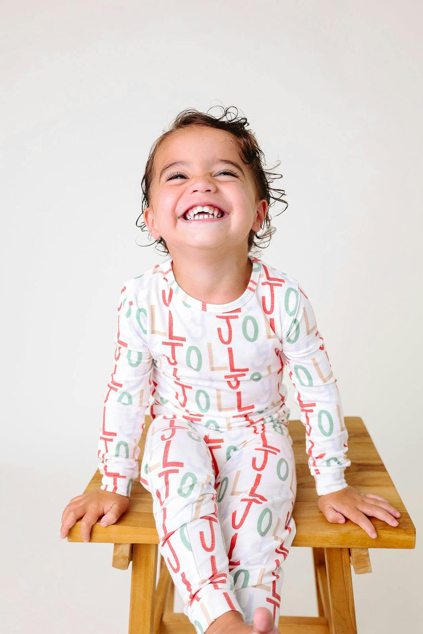 2pc Long Sleeve Pajama Set - Jolly