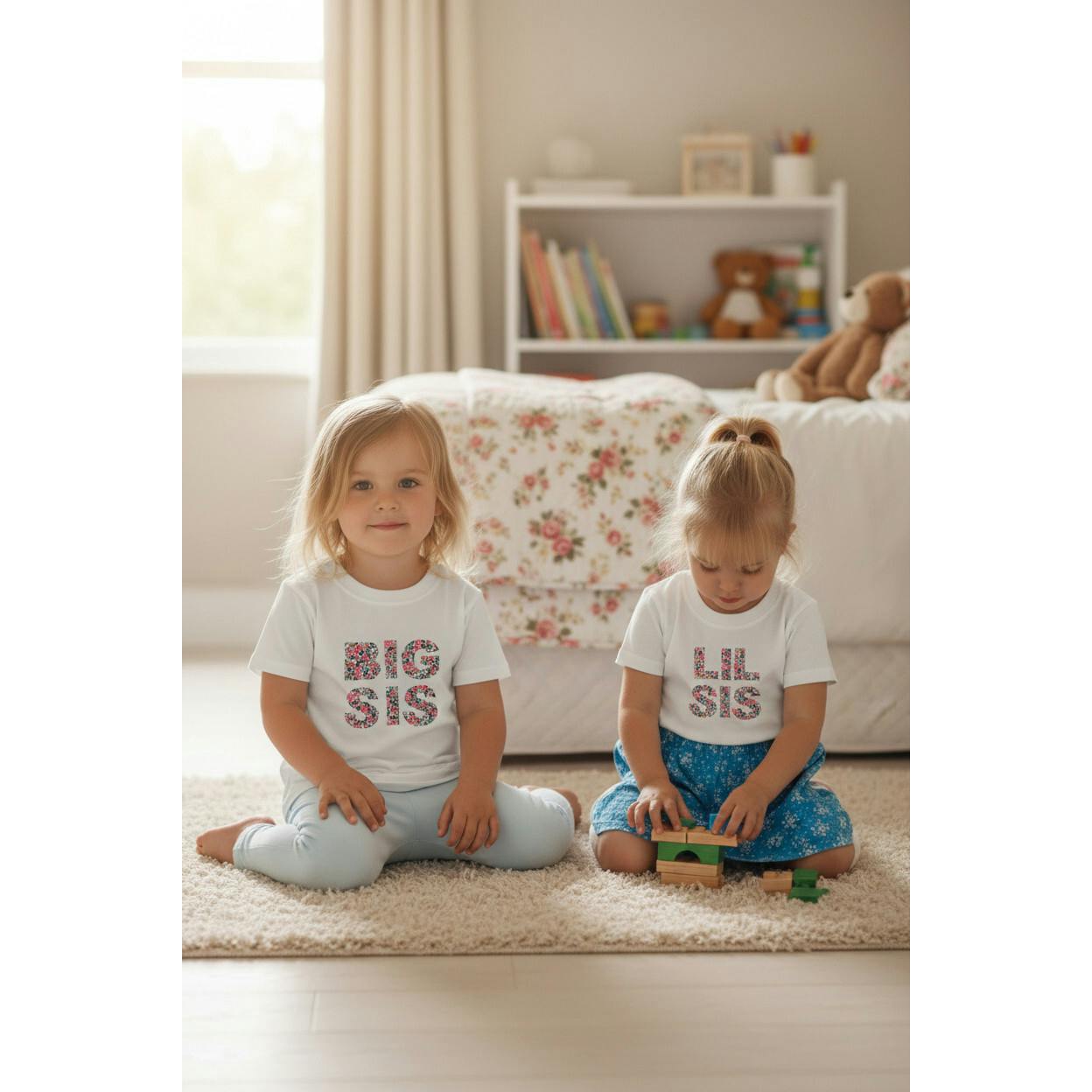 Liberty of London Children's Big Sis T-Shirt, White