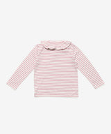 Hen T-Shirt, Rose Mini Stripe