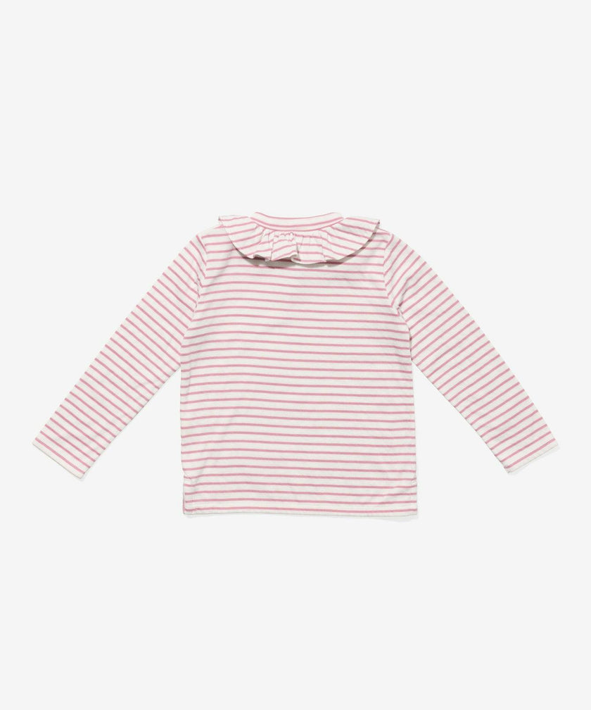 Hen T-Shirt, Rose Mini Stripe