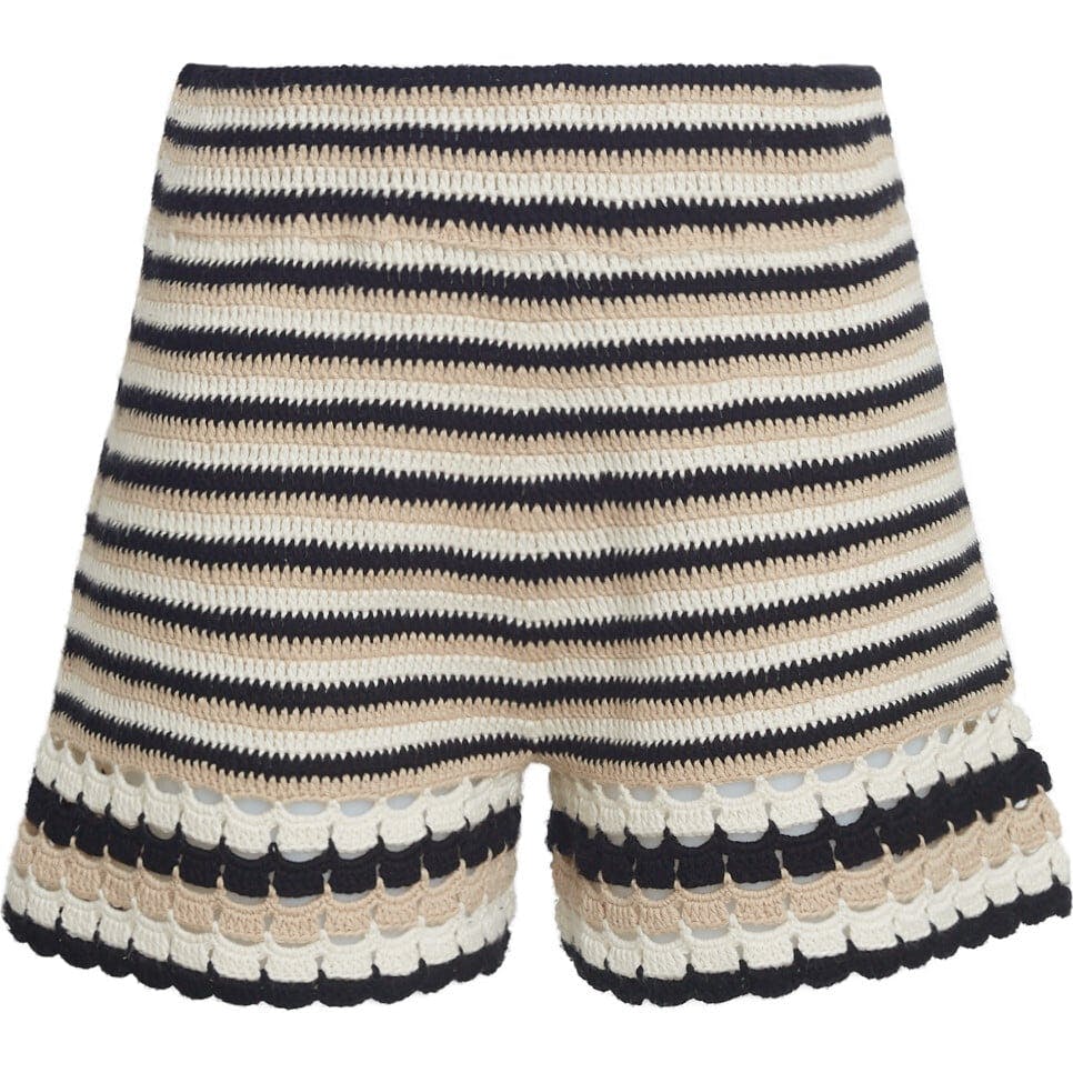 Women's Lara Stripe Crochet Short
