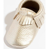 Platinum Moccasin Baby Shoe