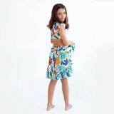 Alexa Ruffle Trikini - Paraiso Print