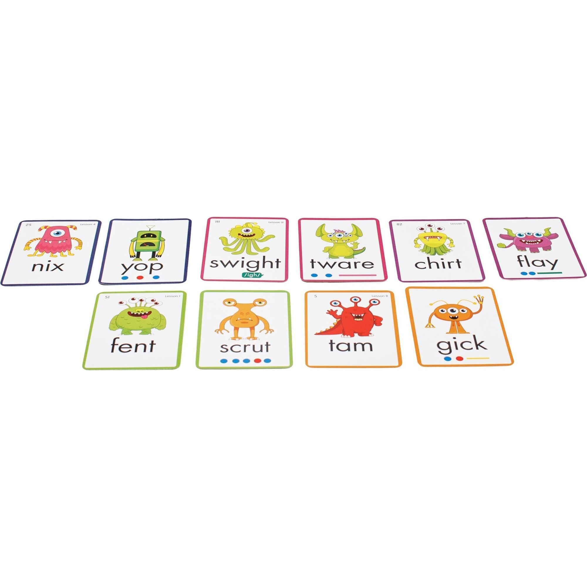 Rainbow Phonics - Sight Words - 52 Word Cards
