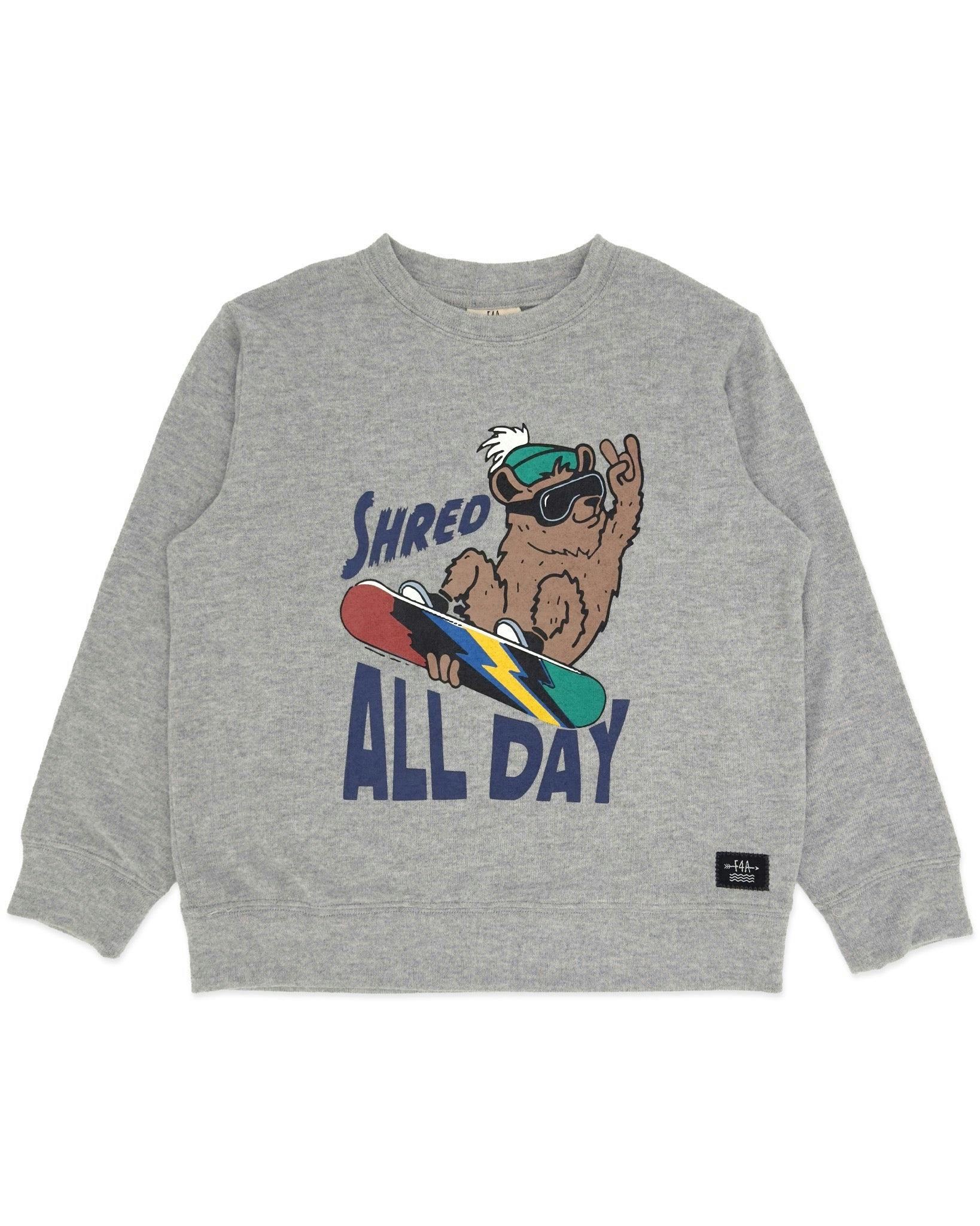 Shred Hacci Pullover - Heather Grey