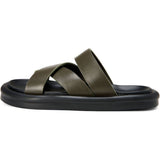 Cove Leather Cross-Over Strap Sandals