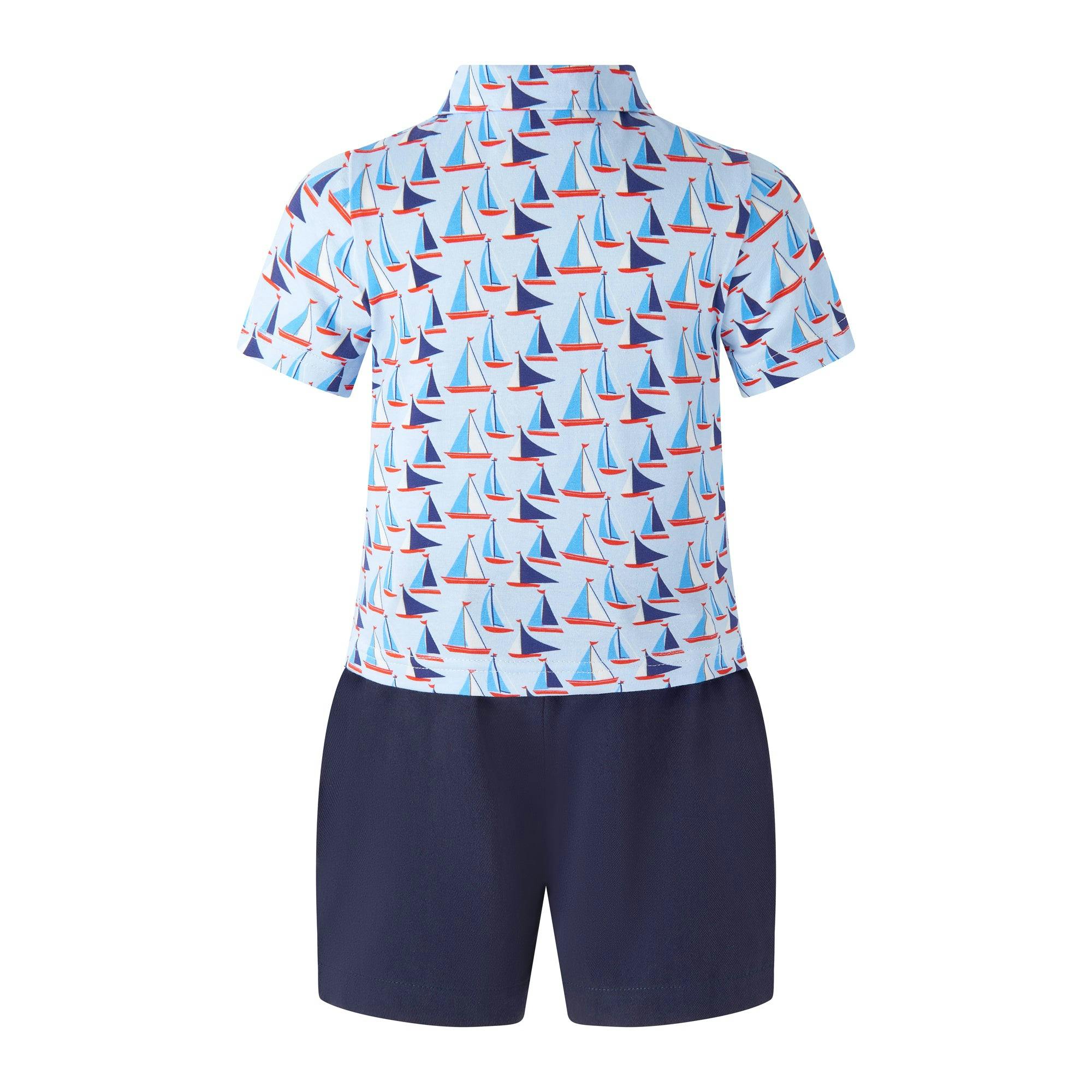 Sailboat Polo & Short Set