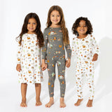 Halloween Treats Bamboo Girls' Long Sleeve Dress