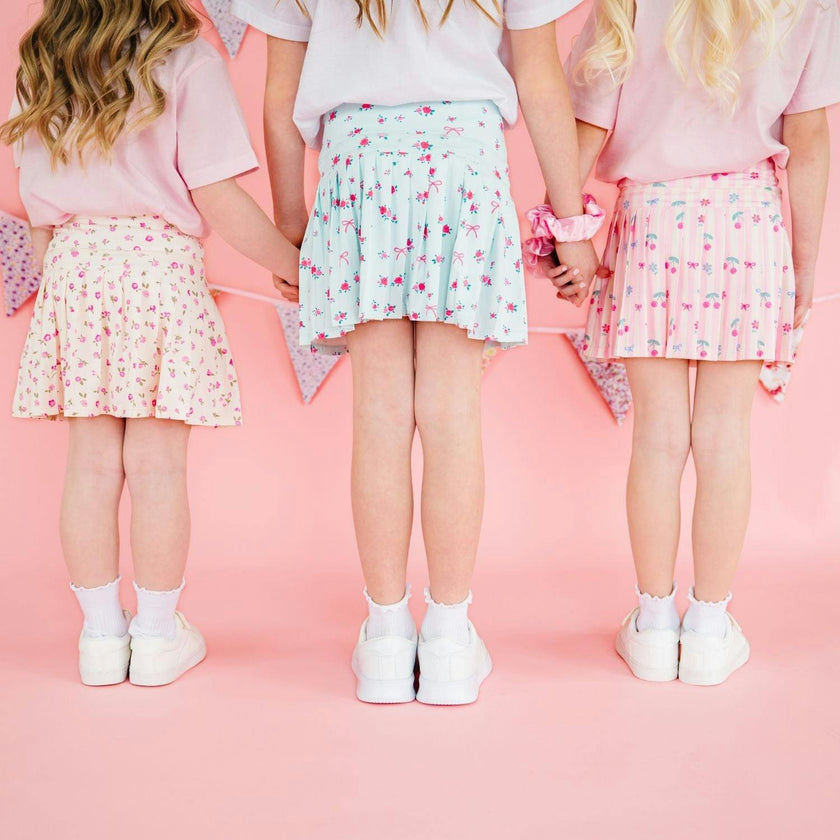 Cherry Bow Athletic Skort