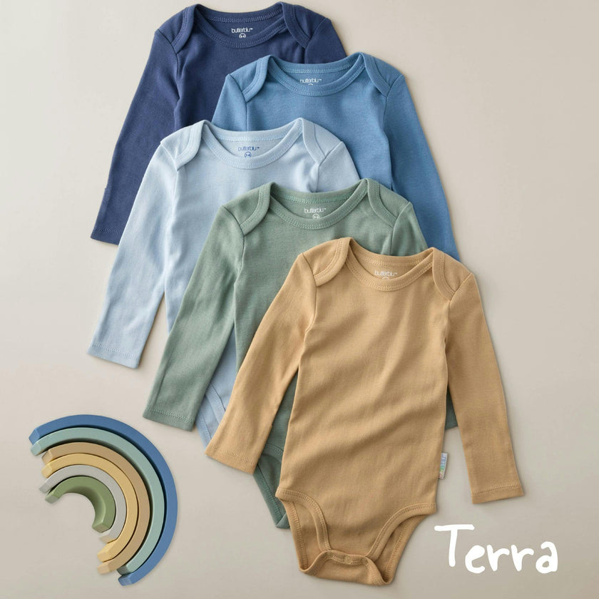 BLAKE 5-Pack Long Sleeve Bodysuits