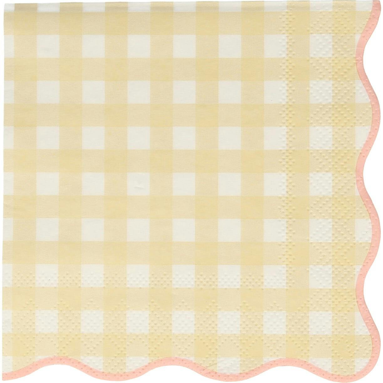 Gingham Small Napkins