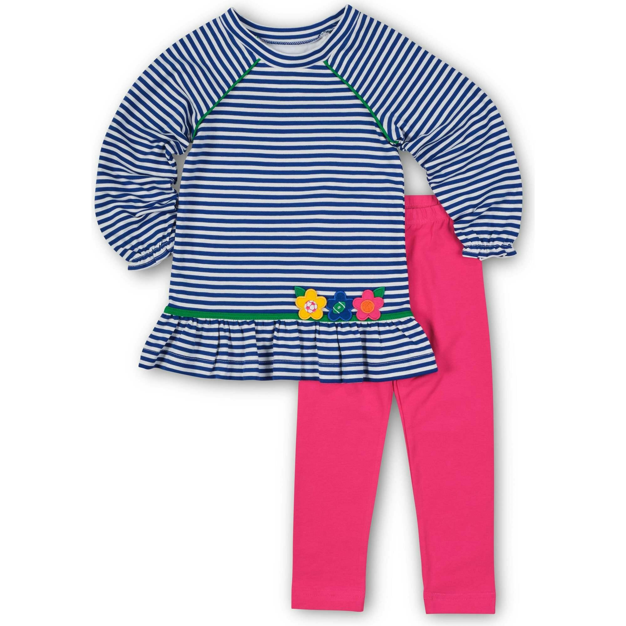Knit Set With Flowers