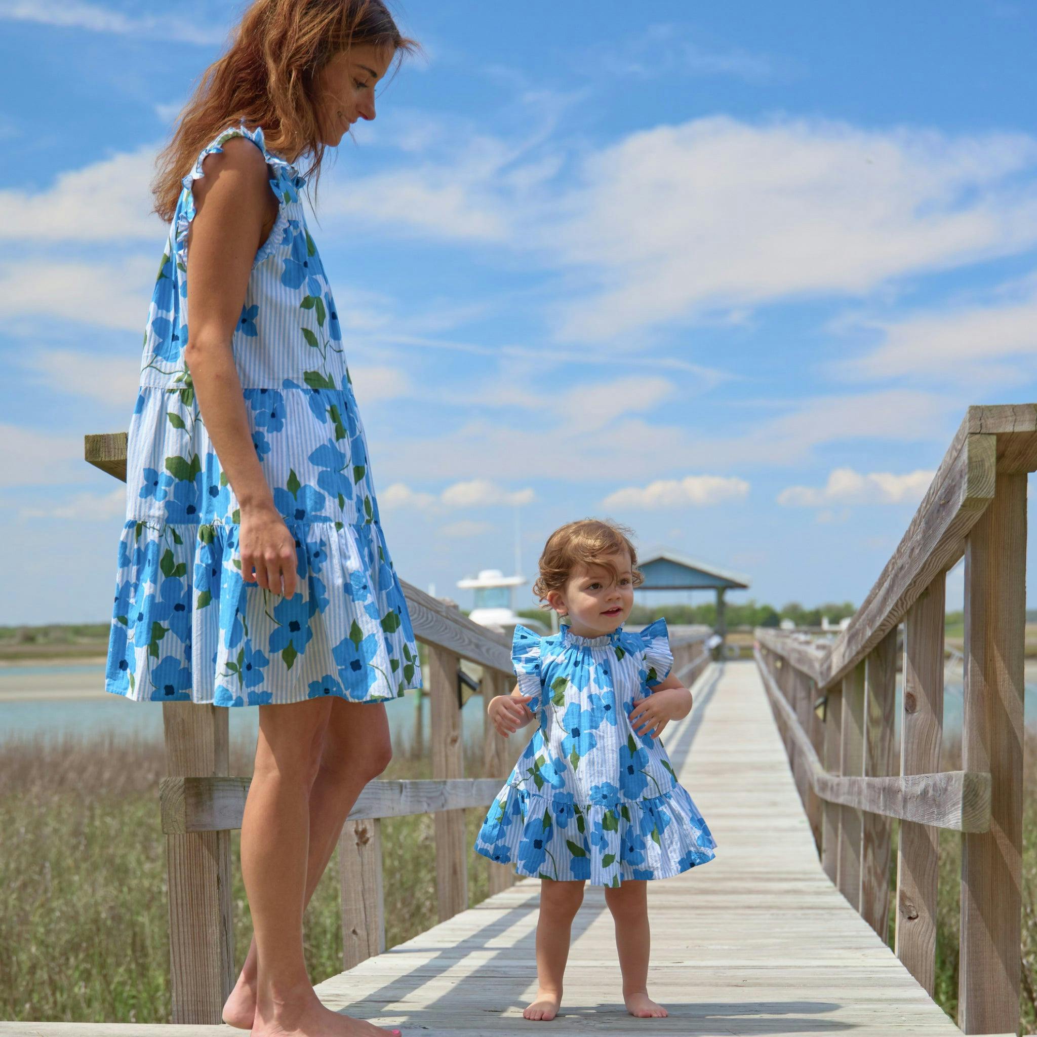 Womens Kalani Dress - Hibiscus Floral