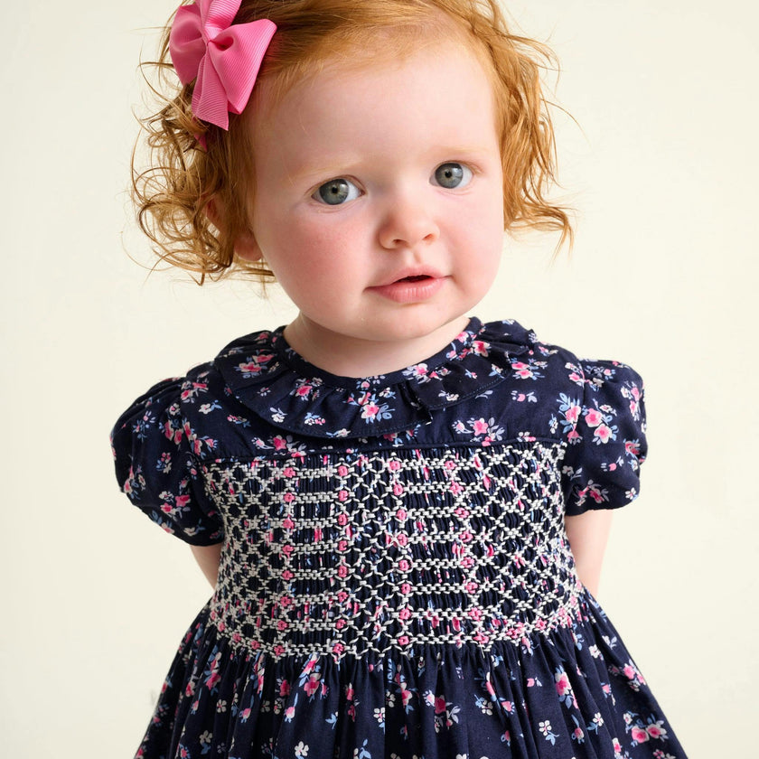 Smocked Baby Dress Indie