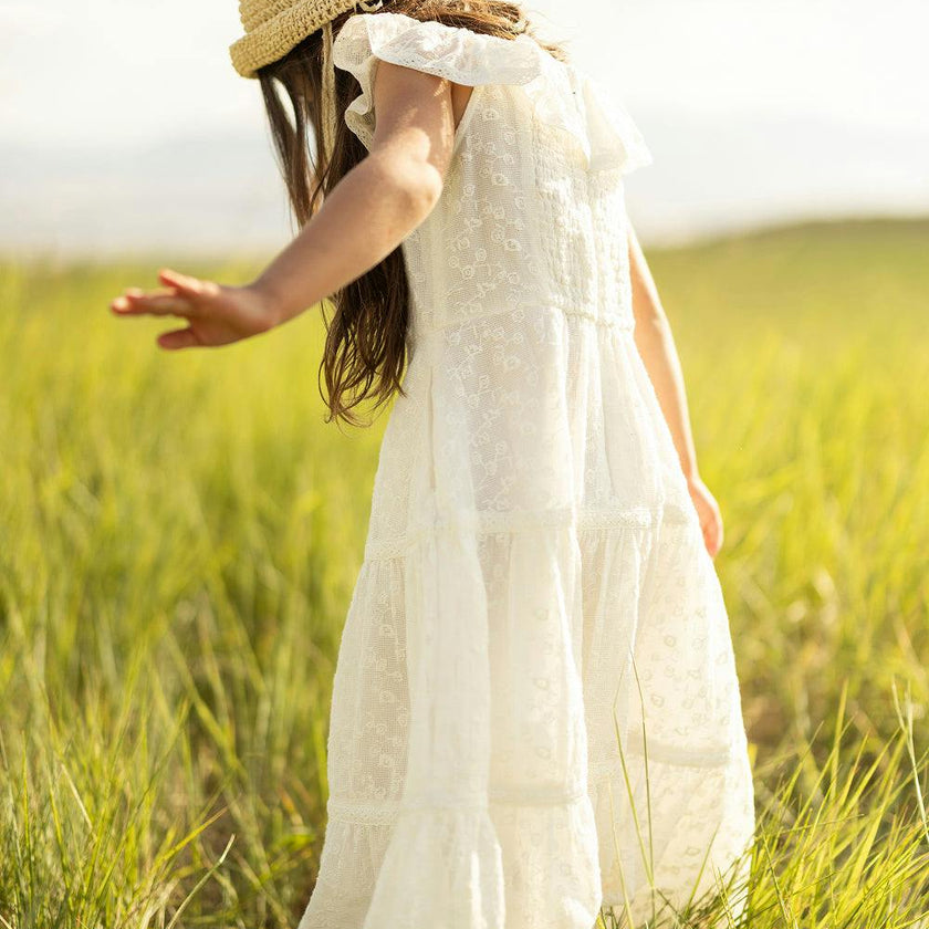 Mini Alaina Dress in Ivory
