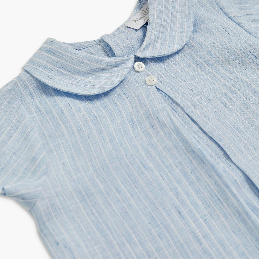 Darius Shirt Sky Blue Stripe