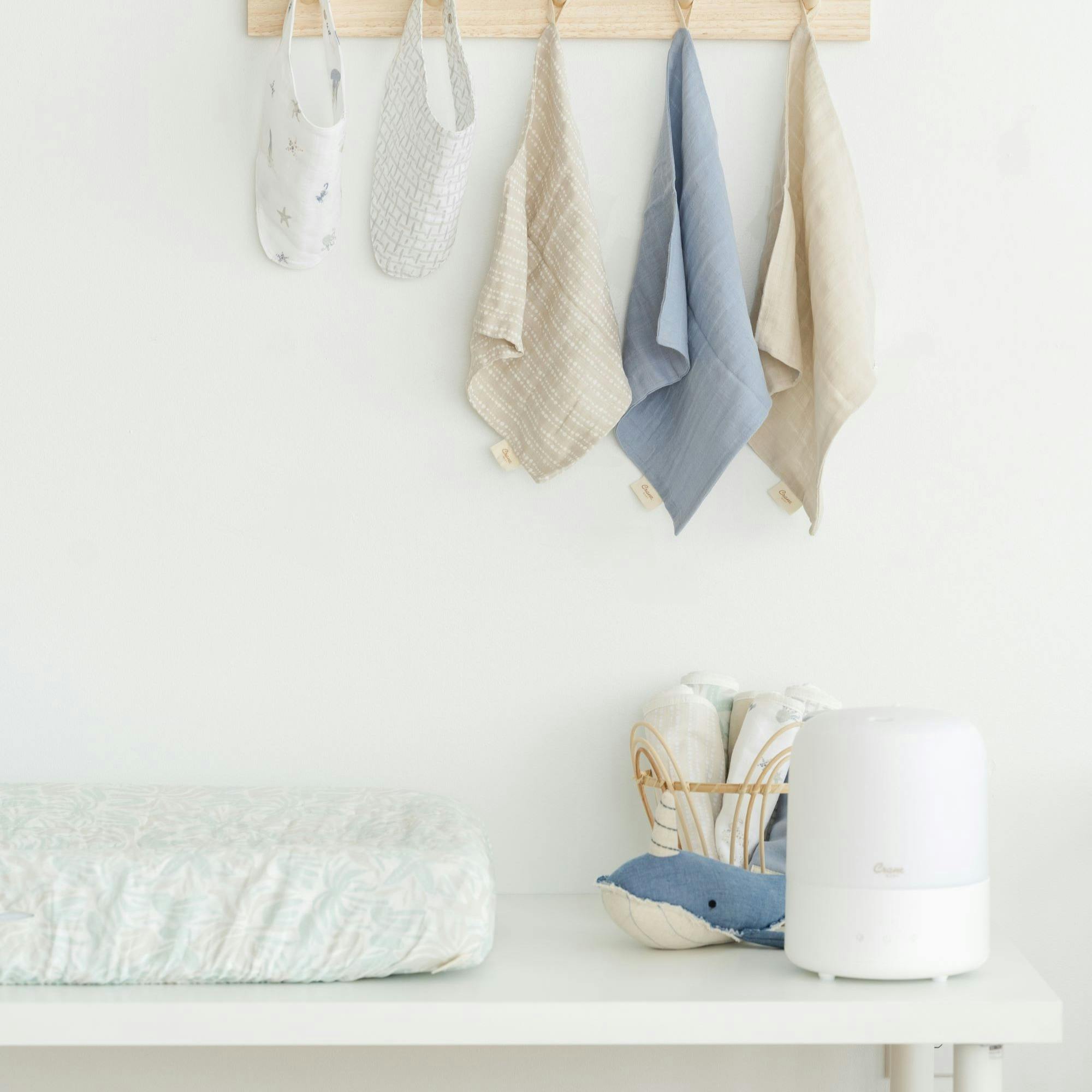 Cove Beach Life Cotton Quilted Change Pad Cover
