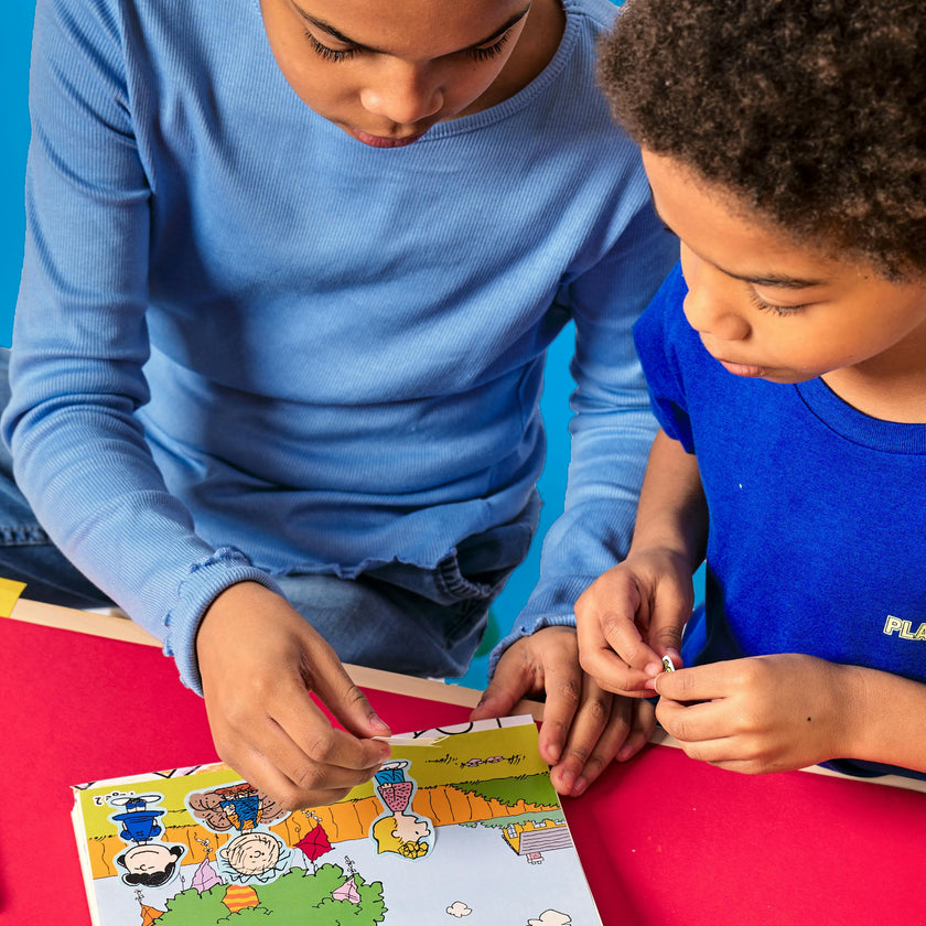OOLY x Peanuts Coloring Activity & Sticker Kit