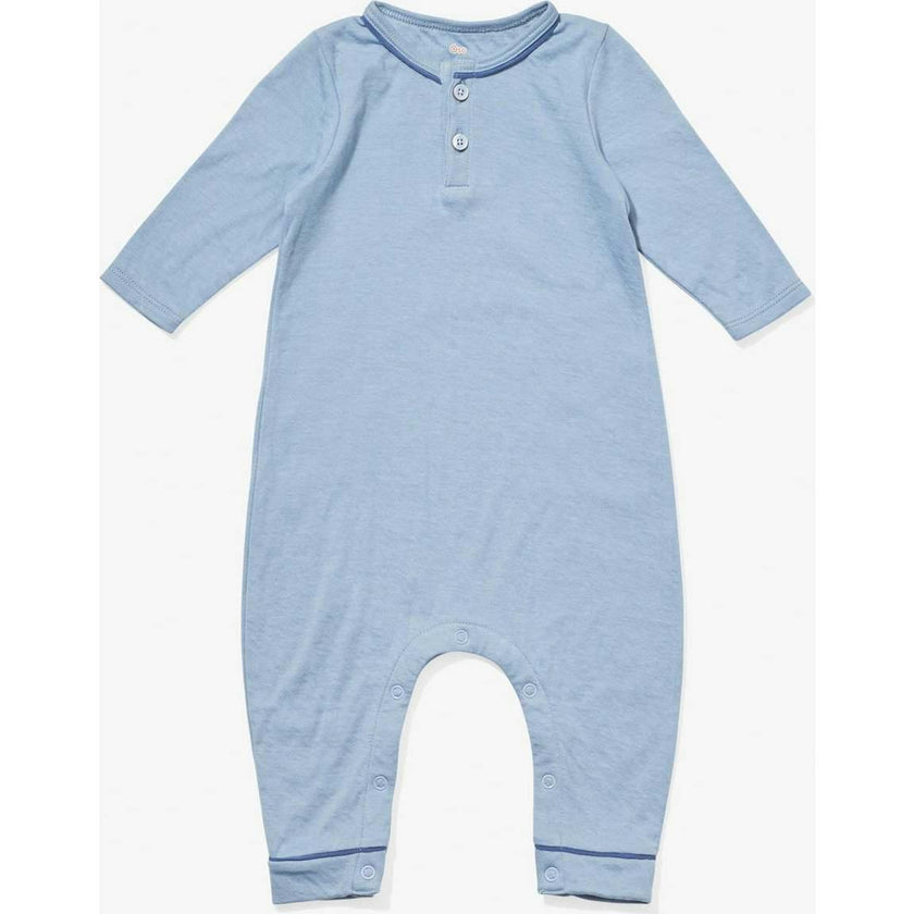 Campbell Romper, Navy Stripe