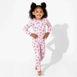 Easter Pink Bamboo Kids Pajamas