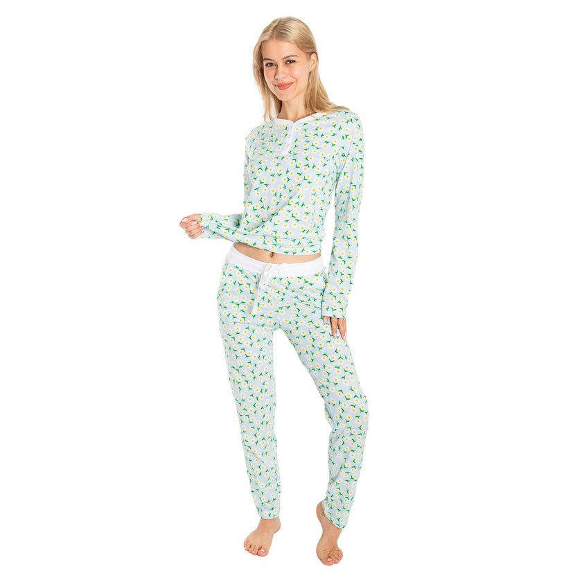 Women's Daisy Jersey Long Set