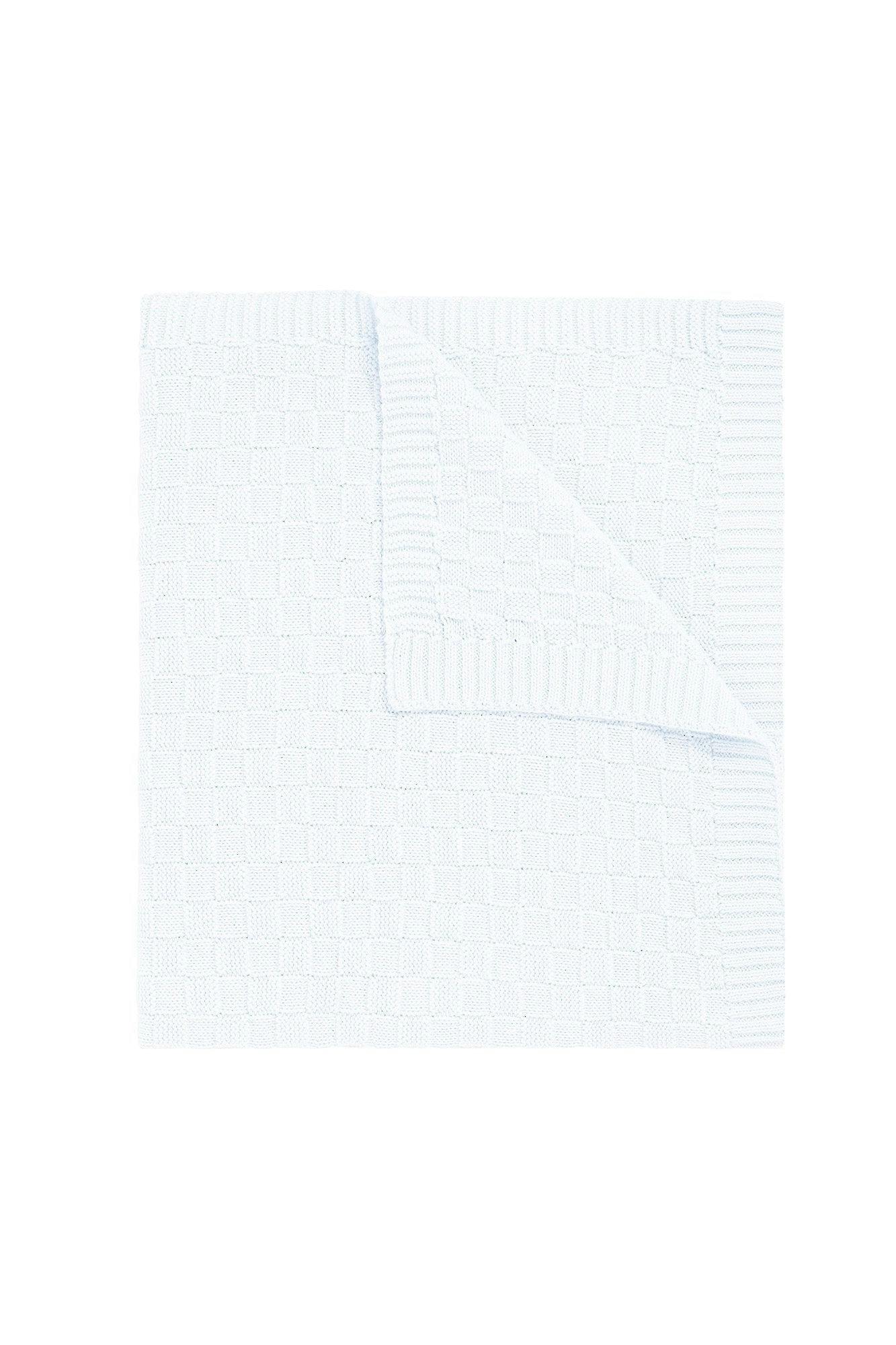 Basket Weave Knit Blanket