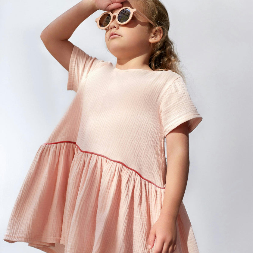 Hi-Low Drop Waist Dress