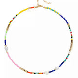 Jessica Pearl Beaded Choker