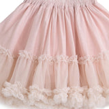 Pink Tulle Ruffle Skirt Set