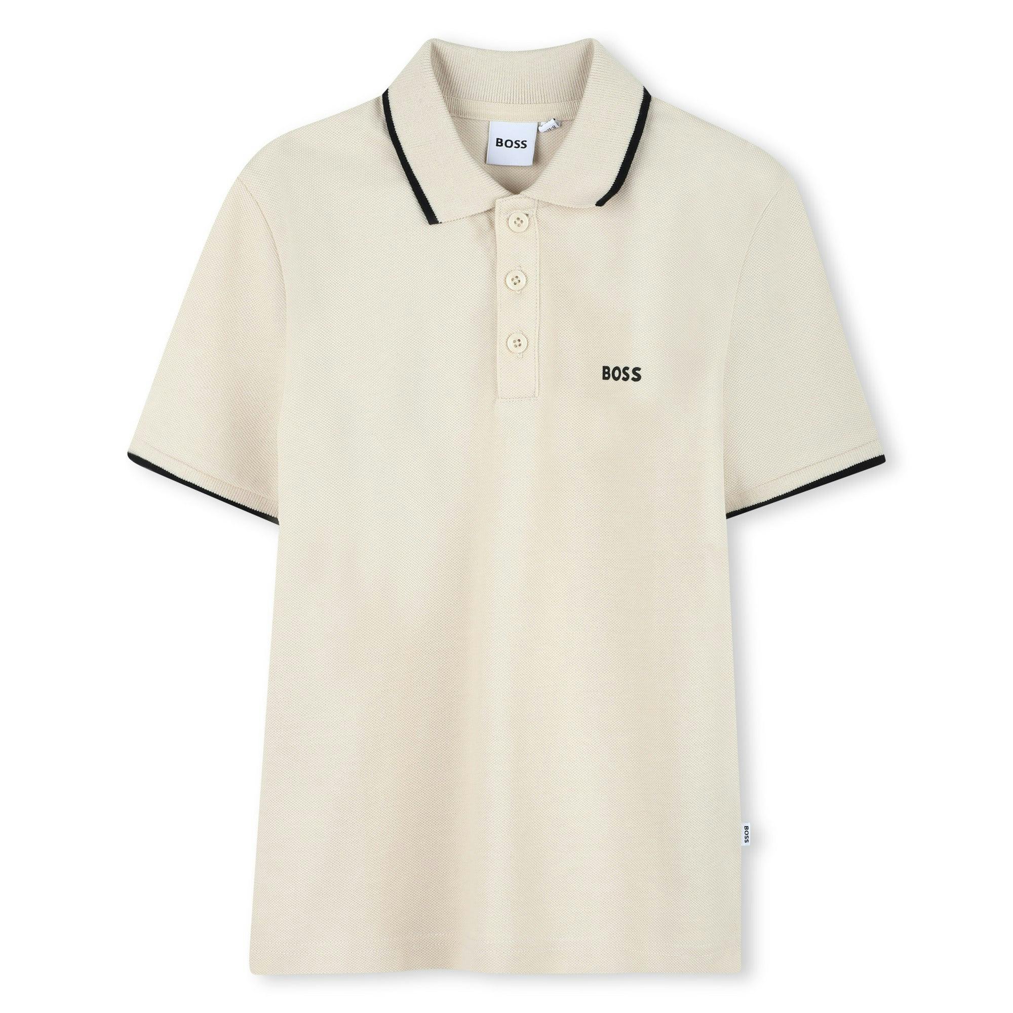 Ivory Short Sleeve Polo Shirt