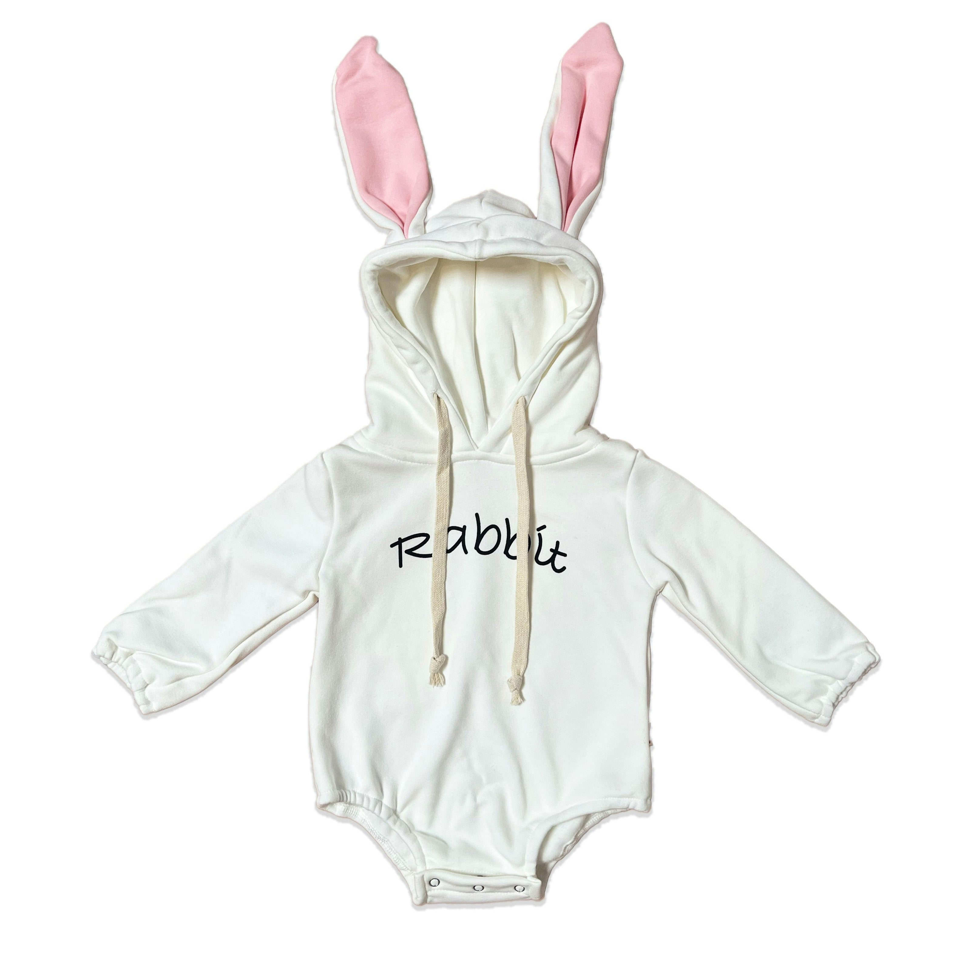 Jr Star Ivory Bunny Infant Onesie