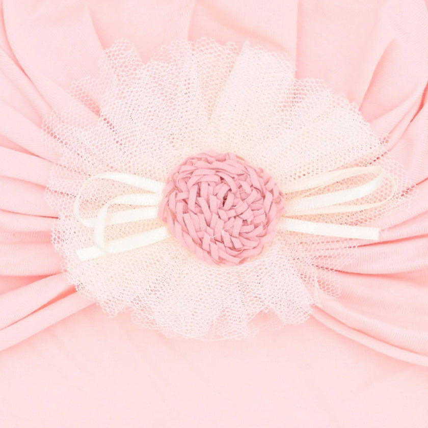 Floral Turban Hat & Sock Set