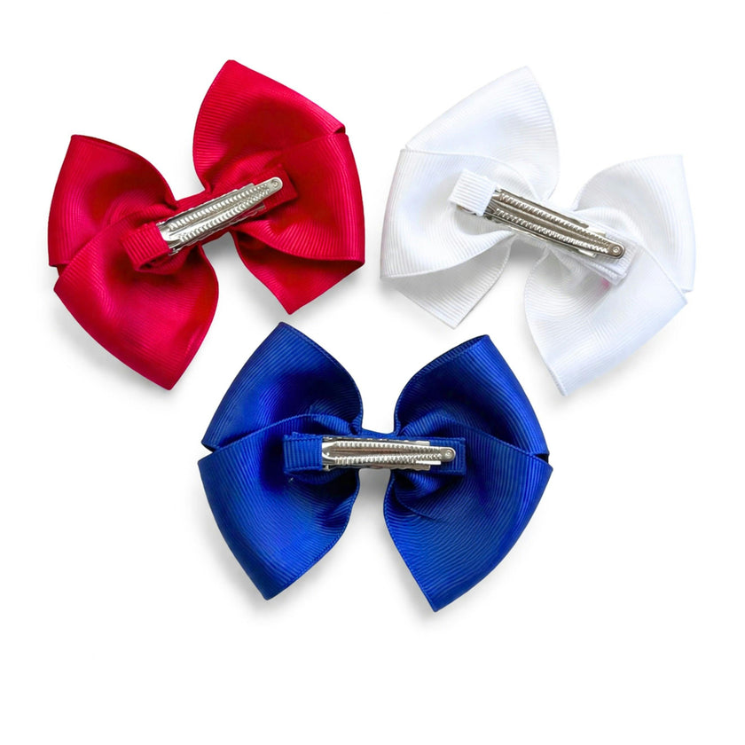 Firecracker Summer Hair Bow Set