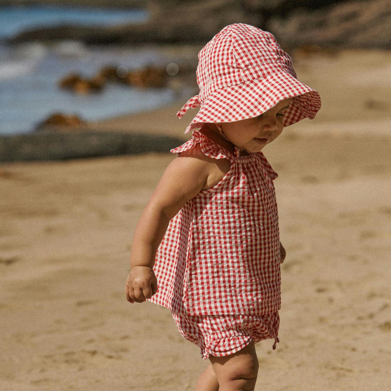 Gingham Sunhat