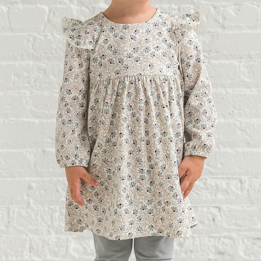 Mika Armhole Ruffle Long Sleeve Dress