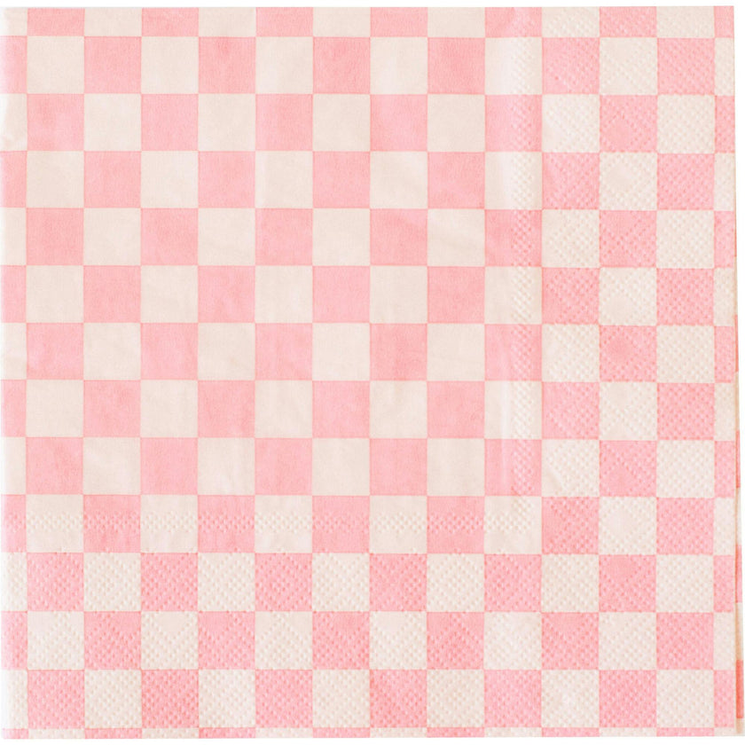 Check It! Tickle Me Pink Large Napkins
