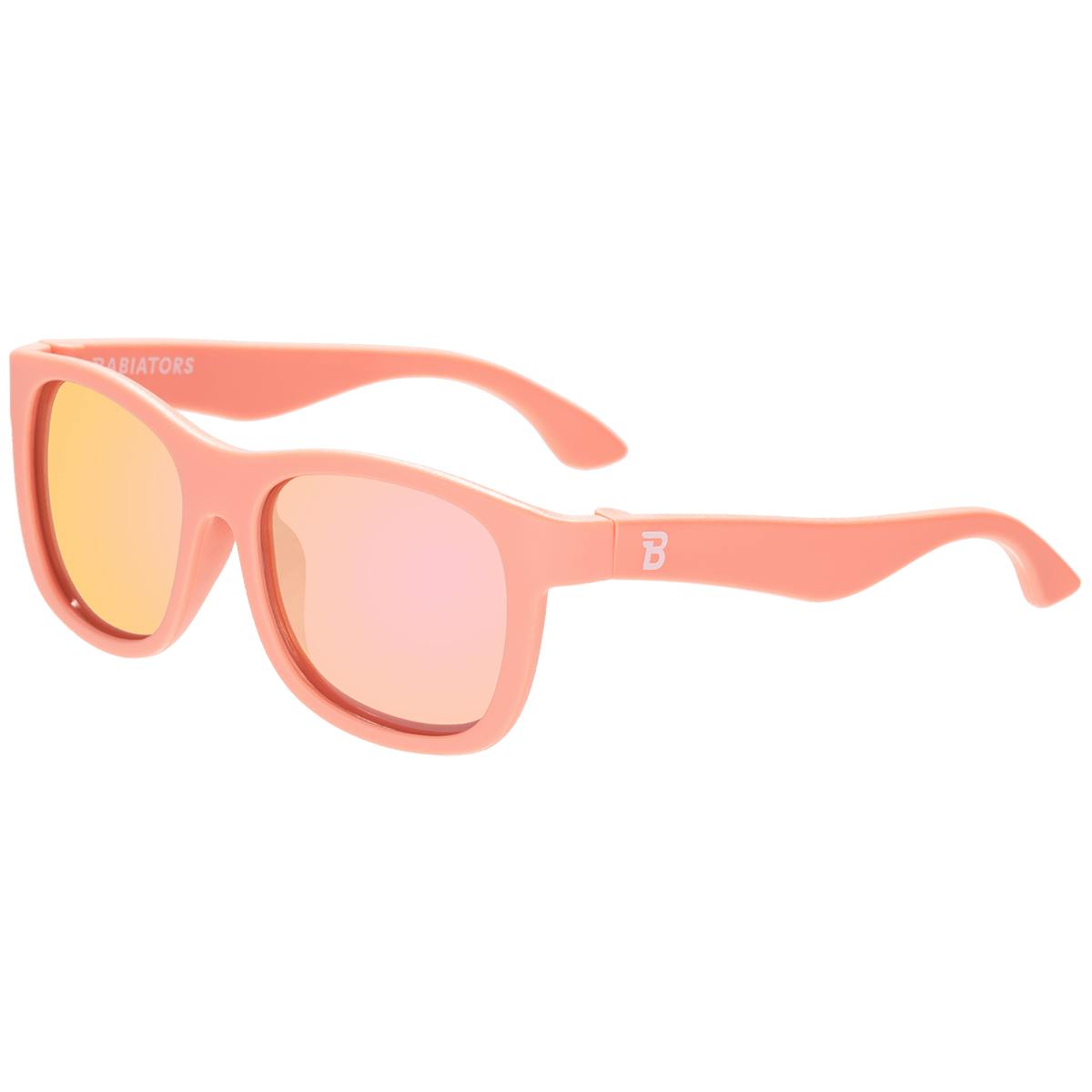 Perfectly Papaya Navigator | Polarized Peach Mirrored Lenses