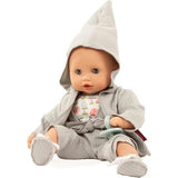 Muffin Lucky One 13" Bald Baby Doll with Blue Sleeping Eyes