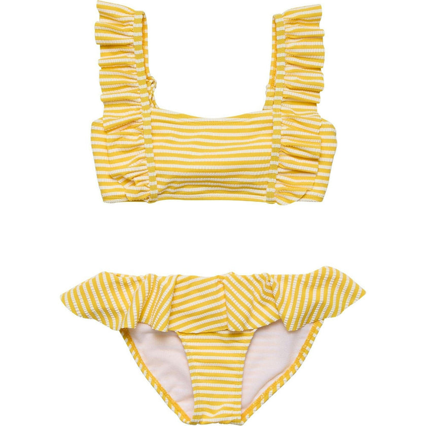 Sunshine Stripe Frilled Bikini