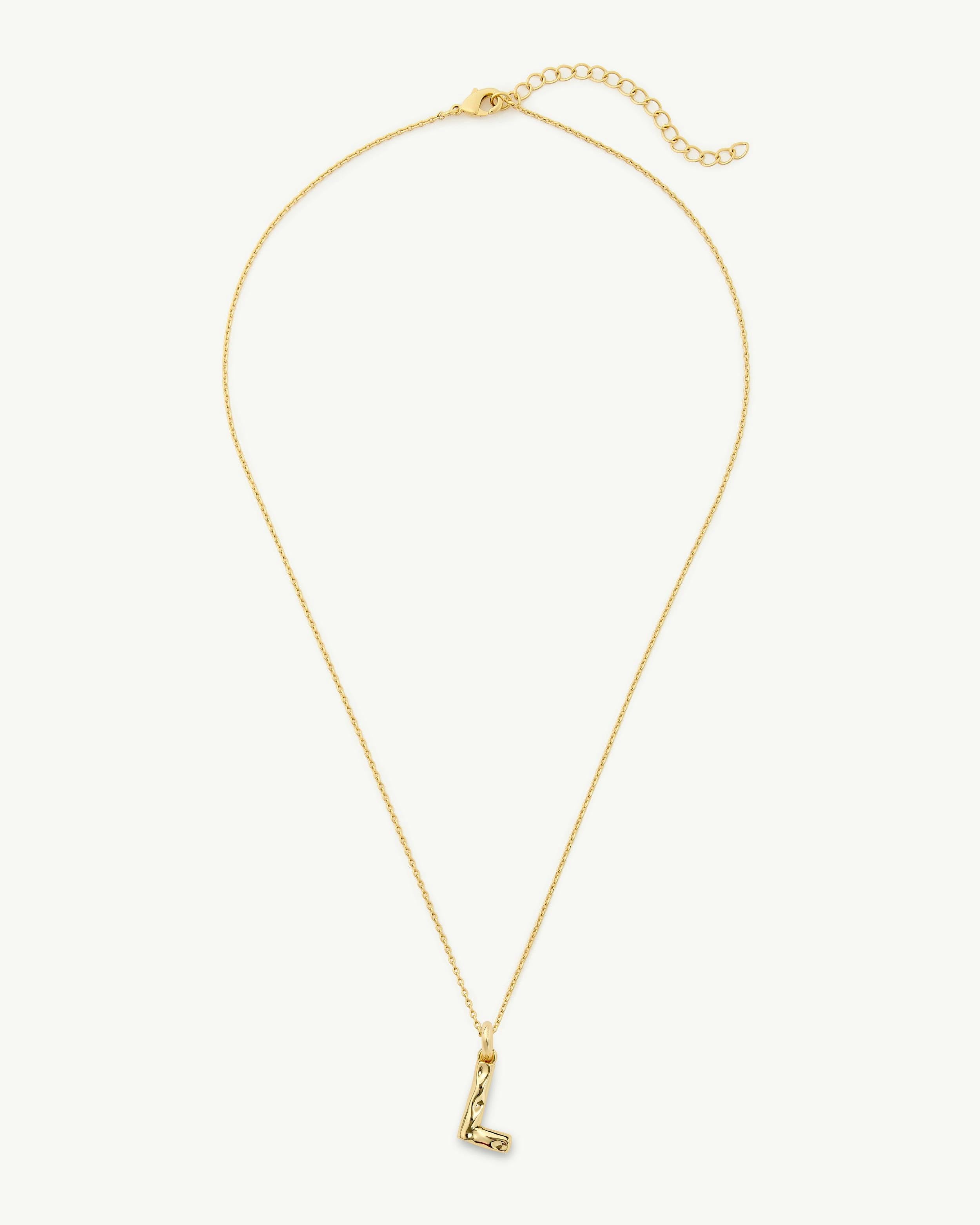 Monogram Necklace in Gold