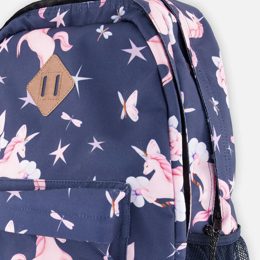 Little Girl Unicorn Practical Multi-Compartment Backpack