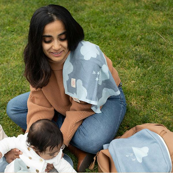 Dreamy Clouds Baby Blanket Set